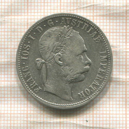 1 флорин. Австрия 1883г