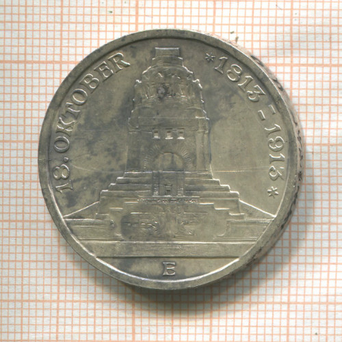3 марки. Саксония 1913г