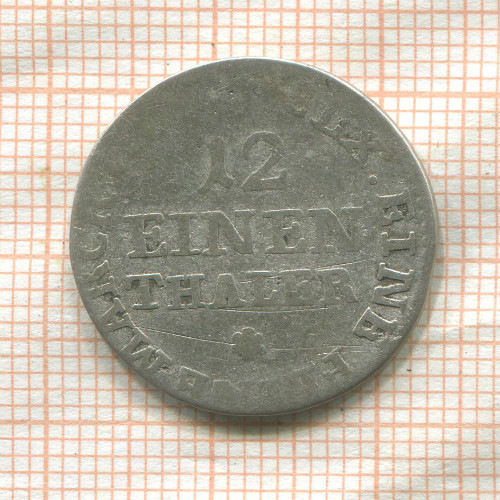1/12 талера. Саксония