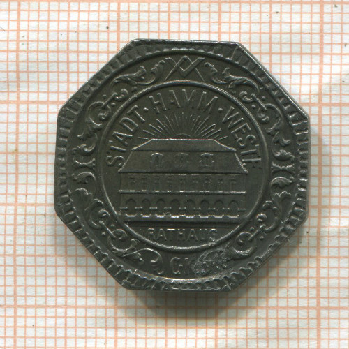 Нотгельд. 50 пфеннигов. Германия. Хамм