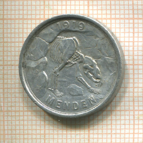 Нотгельд. 50 пфеннигов. Германия. Менден