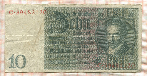 10 марок. Германия 1929г