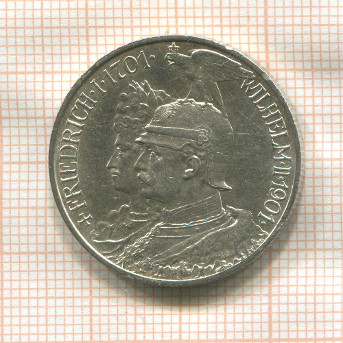2 марки. Пруссия 1901г