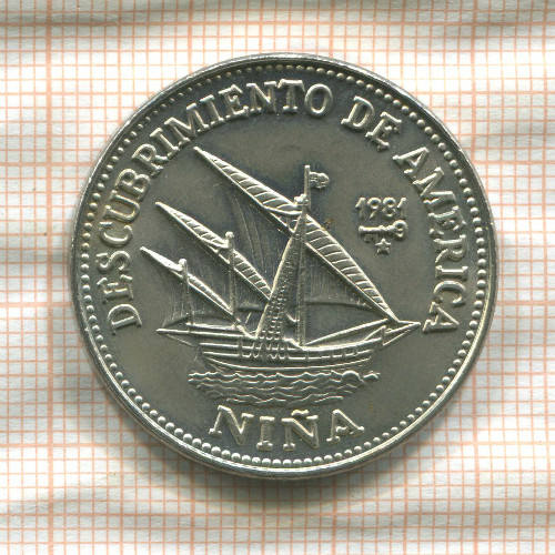 1 песо. Куба 1981г