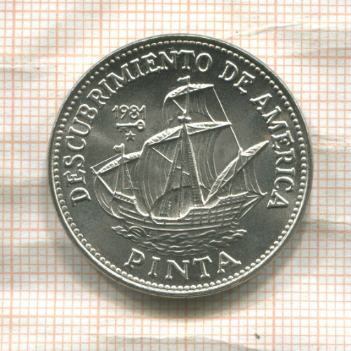 1 песо. Куба 1981г