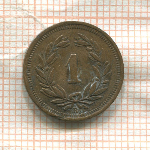 1 раппен. Швейцария (деформация) 1930г