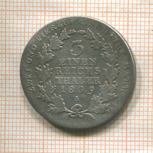 1/3 талера. Пруссия 1809г