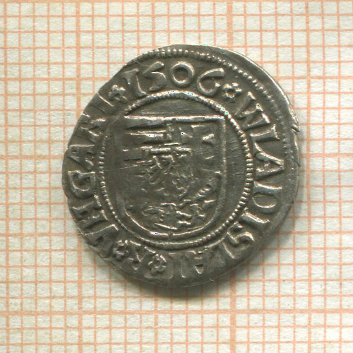 Денар. Венгрия. Владислав II Ягеллон 1506г