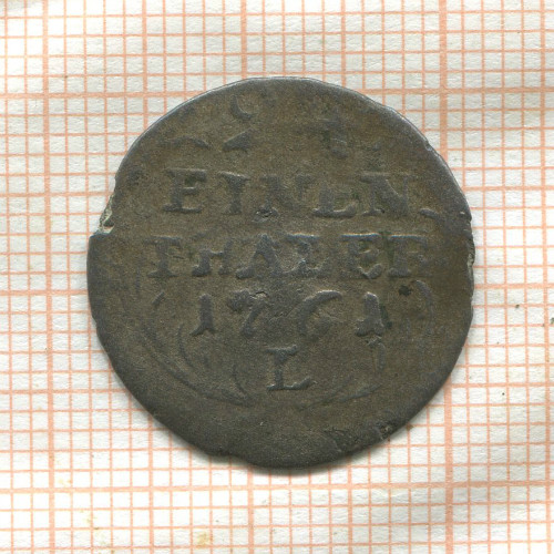 1/24 талера. Саксония 1761г
