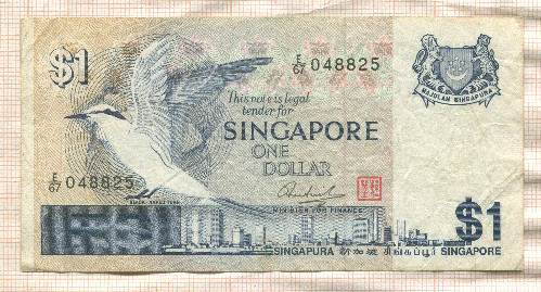 1 доллар. Сингапур