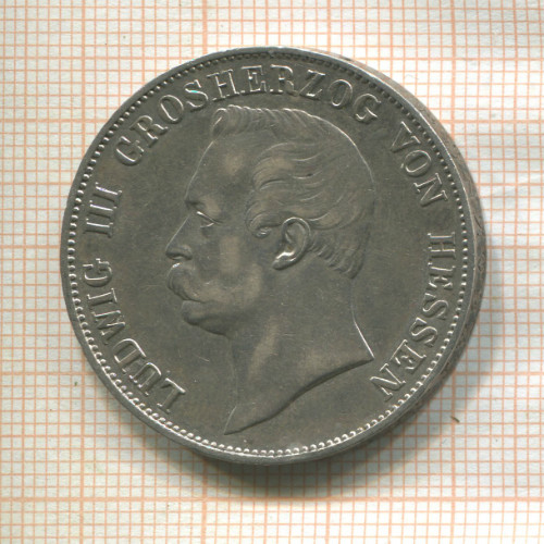 1 талер. Гессен 1860г