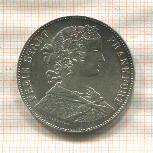 1 талер. Франкфурт 1860г