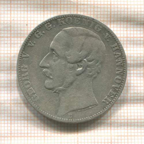 1 талер. Ганновер 1862г