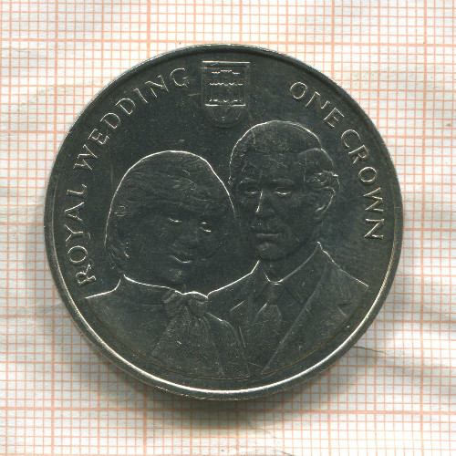 1 крона. Гибралтар 1981г