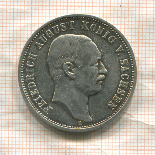 3 марки. Саксония 1910г