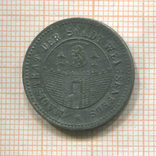 Нотгельд. 10 пфеннигов. Германия. Вайсенфельс