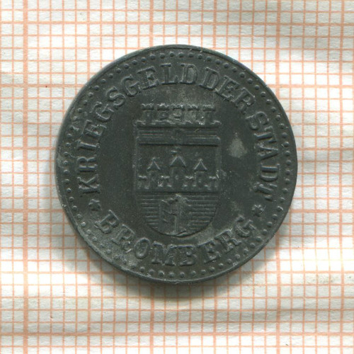 Нотгельд. 10 пфеннигов. Германия. Бромберг