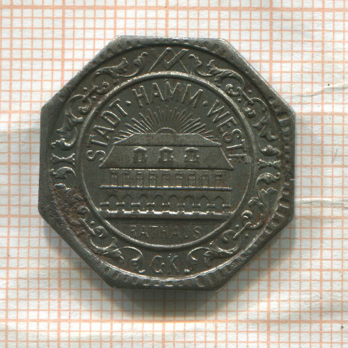 Нотгельд. 50 пфеннигов. Германия. Хамм