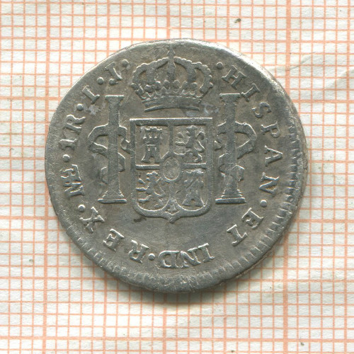 1 реал. Перу 1793г