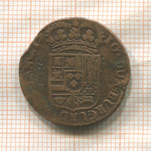 1 лиард. Испанские Нидерланды 1710г