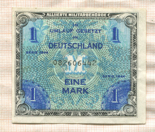 1 марка. Германия 1944г