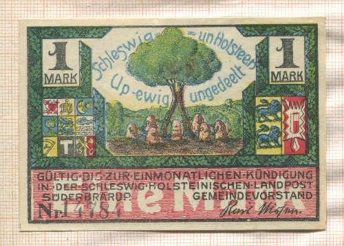 1 марка. Германия