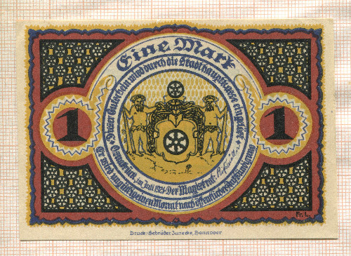 1 марка. Германия 1921г