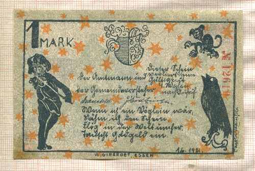 1 марка. Германия 1921г