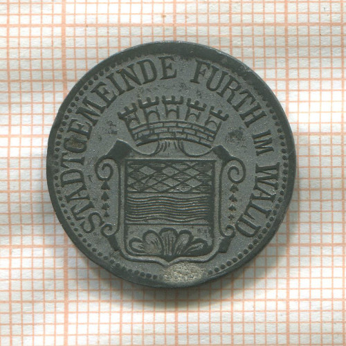 Нотгельд. 50 пфеннигов. Германия. Фурт-им-Вальд