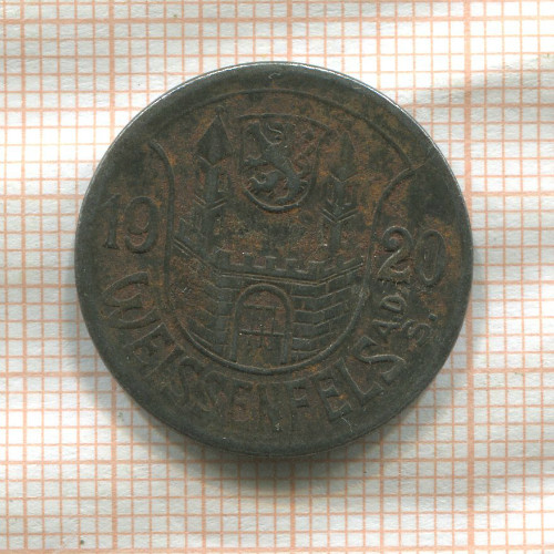 Нотгельд. 50 пфеннигов. Германия. Вайсенфельс