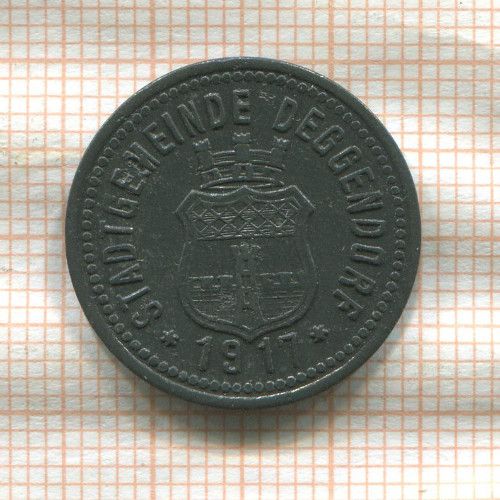 Нотгельд. 10 пфеннигов. Германия. Деггендорф