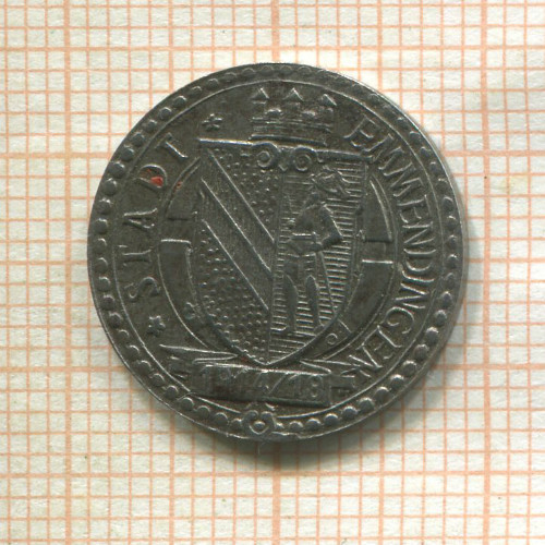 Нотгельд. 5 пфеннигов. Германия. Эммендинген