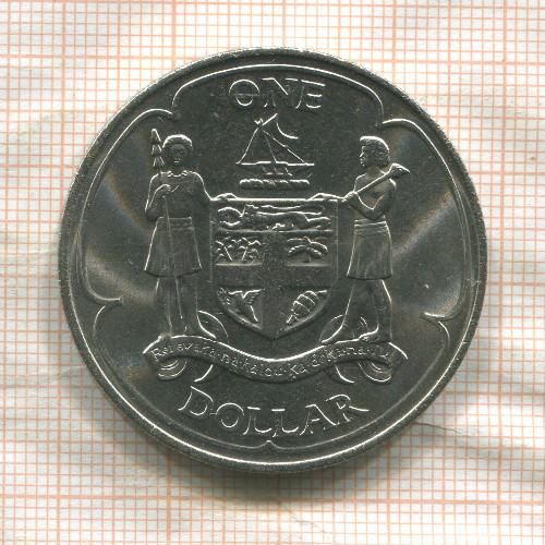 1 доллар. Фиджи 1969г