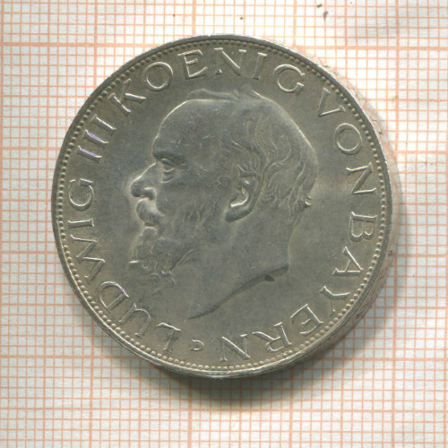 3 марки. Бавария 1914г