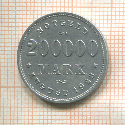 200000 марок. Гамбург 1923г