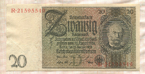 20 марок. Германия 1929г