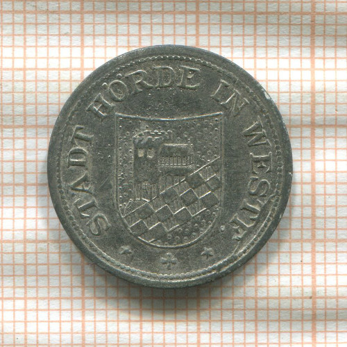 Нотгельд. 10 пфеннигов. Германия. Хёрде