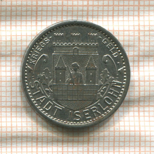 Нотгельд. 10 пфеннигов. Германия. Изерлон