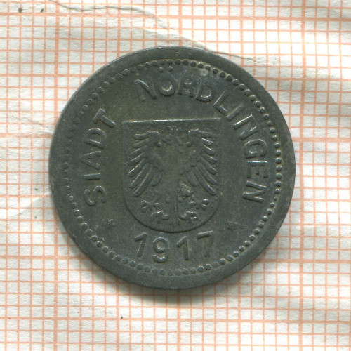 Нотгельд. 10 пфеннигов. Германия. Нёрдлинген