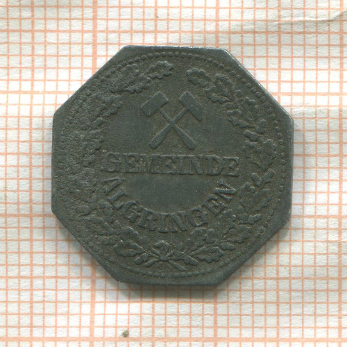 Нотгельд. 5 пфеннигов. Германия. Альгринген
