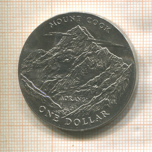 1 доллар. Новая Зеландия 1970г