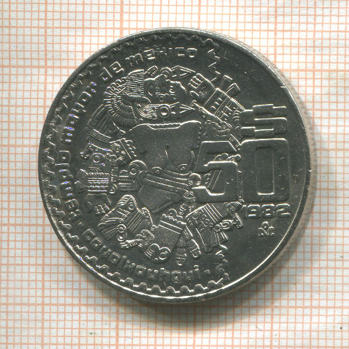 50 песо. Мексика 1982г