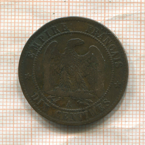 10 сантимов. Франция 1856г
