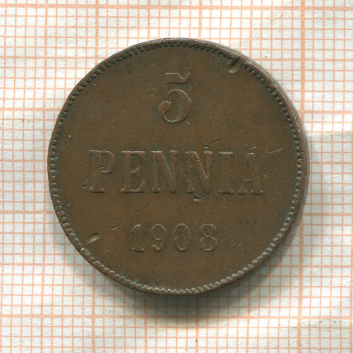 5 пенни 1908г