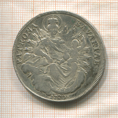 1 талер. Бавария 1770г