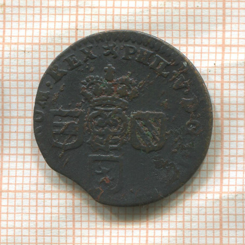 1 лиард. Испанские Нидерланды 1708 ?г