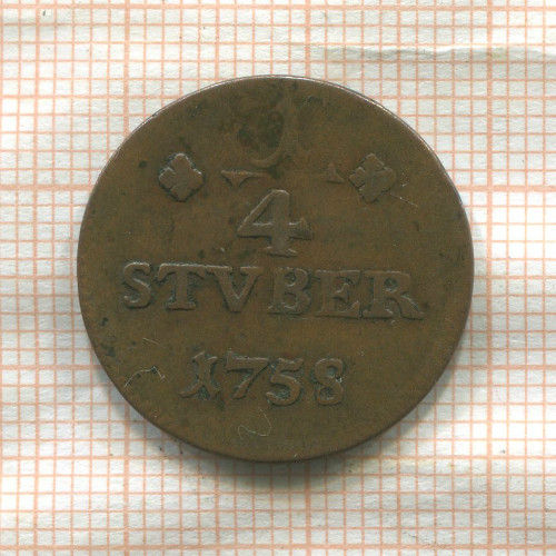 1/4 штубера. Вид-Рункель 1758г