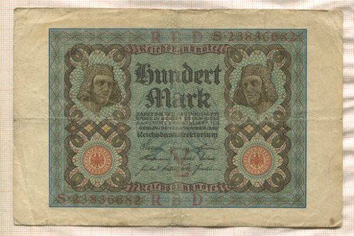 100 марок. Германия 1920г