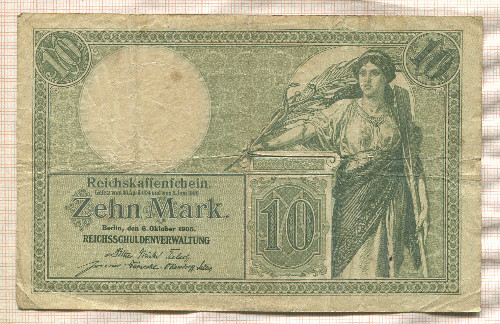 10 марок. Германия 1906г