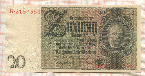20 марок. Германия 1929г